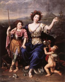 Pierre Mignard : The Marquise de Seignelay and Two of her Children